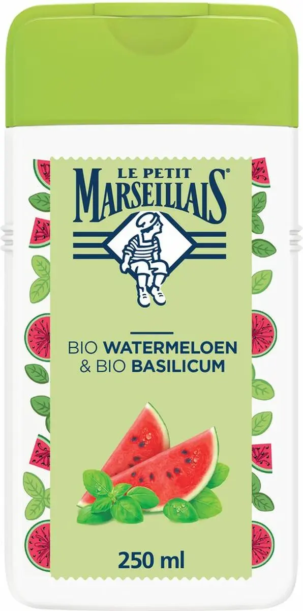 Le Petit Marseillais Douchegel BIO Watermeloen & BIO Basilicum 250ml
