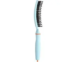 Olivia Garden FingerBrush Boar & Nylon - Bubble Blue