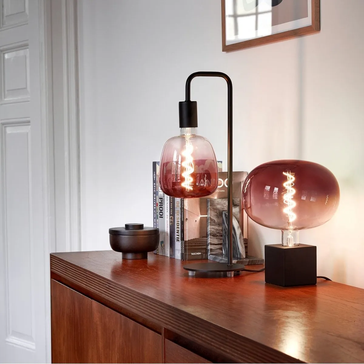 Calex Kiruna Colors Marron E27 LED Lamp 5W - Warm Wit 1800K