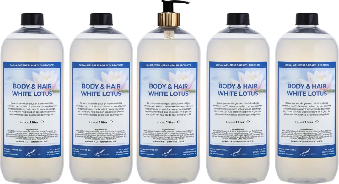 Splashbox Cosmetics Body & Hair White Lotus 1L