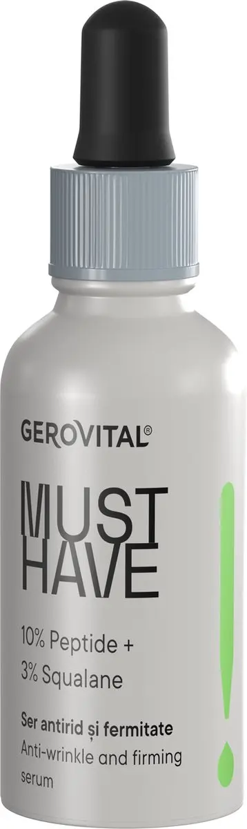 Gerovital Anti-Rimpel Serum 30ml - 10% Peptiden 3% Squalaan