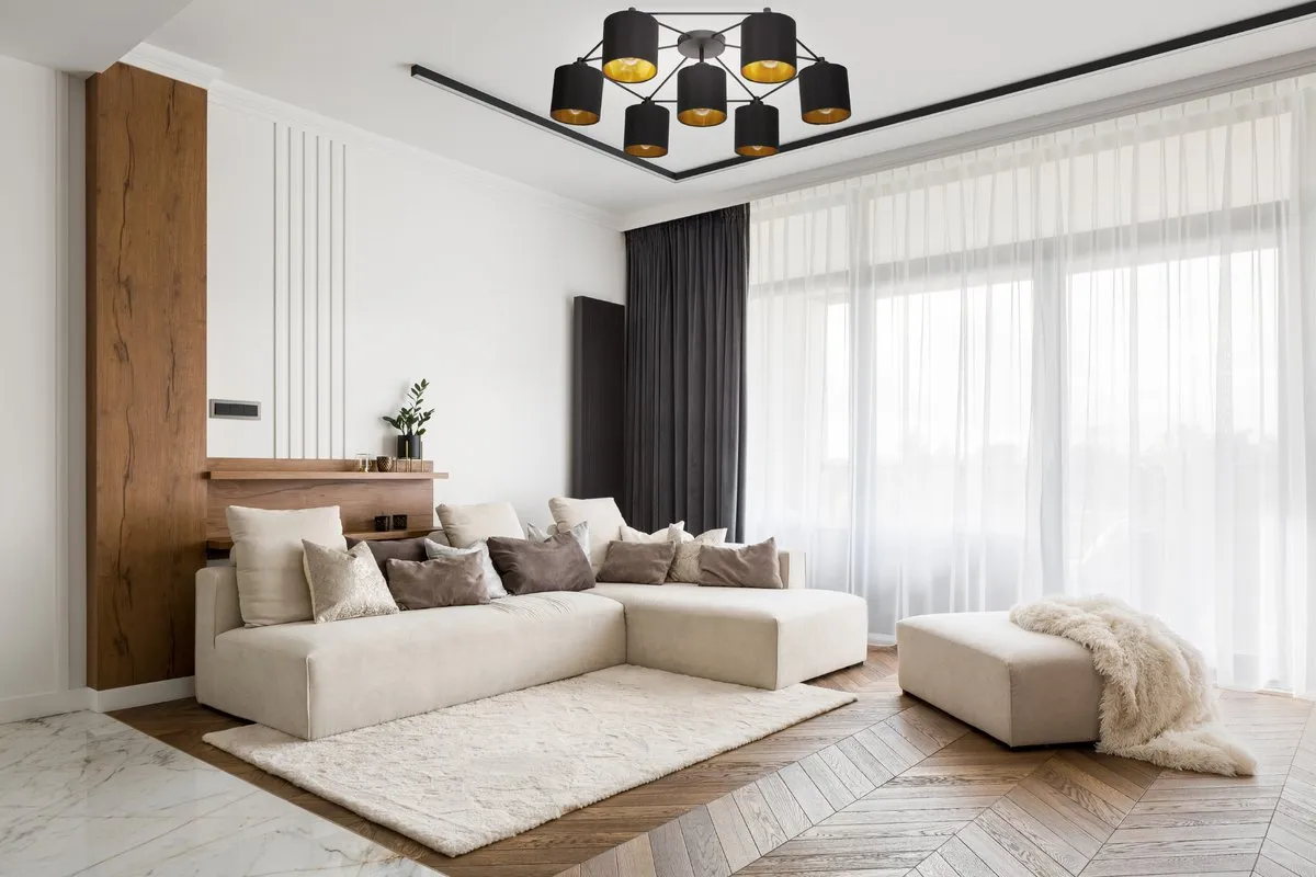 Eglo Staiti Plafondlamp E27 - Ø84cm - Zwart/Goud