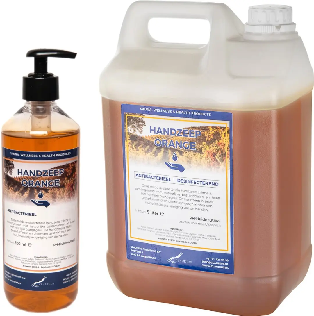 Splashbox Cosmetics Handzeep Orange 500ml