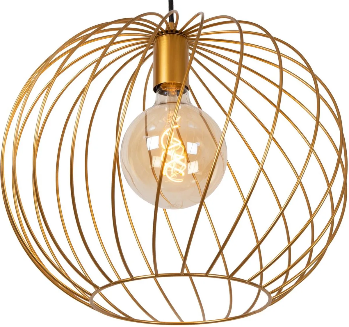 Lucide Danza Hanglamp Ø40cm - Mat Goud/Messing