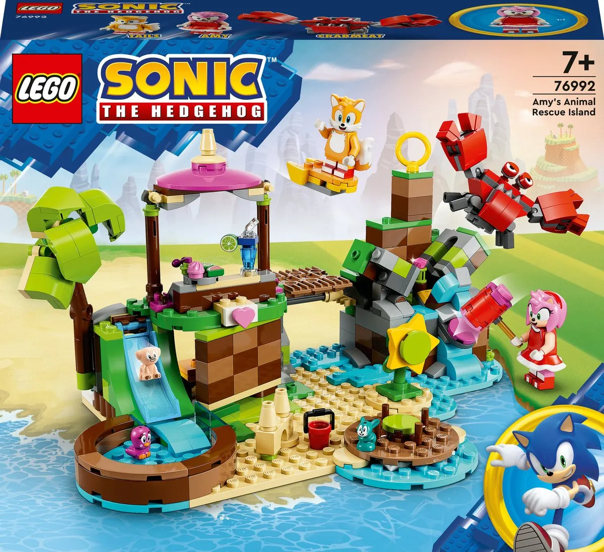 LEGO Sonic Amy Dierenopvangeiland 76992 - 388 Stukken