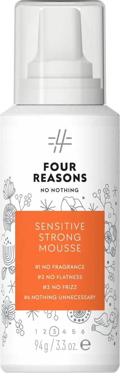 Four Reasons No Nothing Sensitive Strong Mousse 100ml