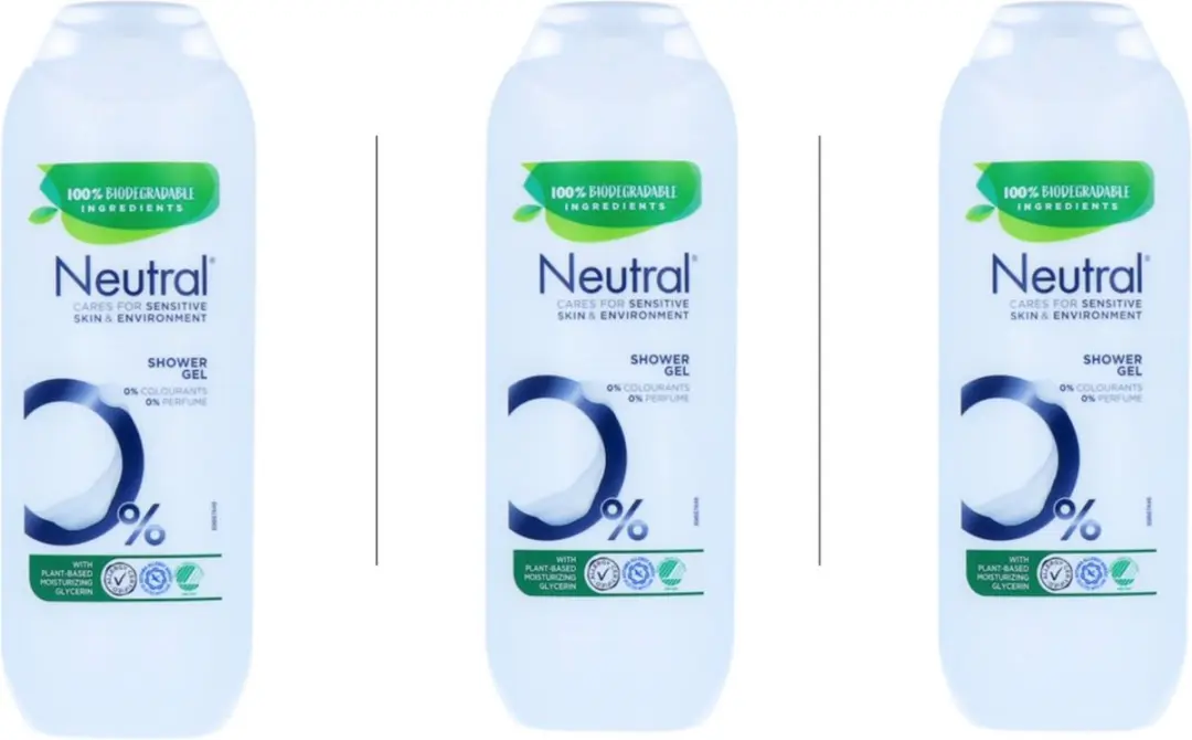 Neutral Douchegel Sensitive Skin - 3x250ml