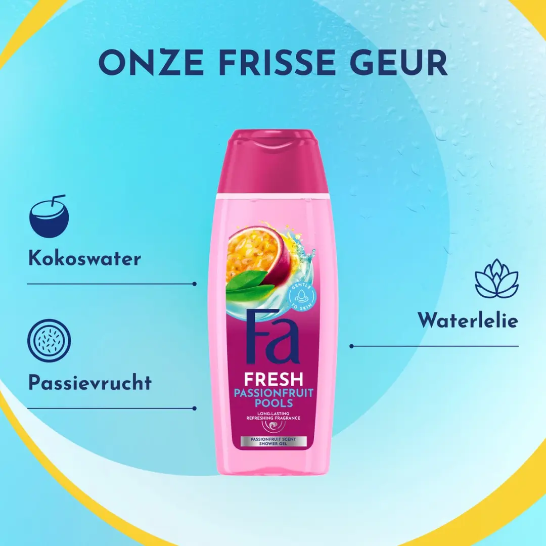 Fa Passionfruit Douchegel 250ml - 12 Stuks