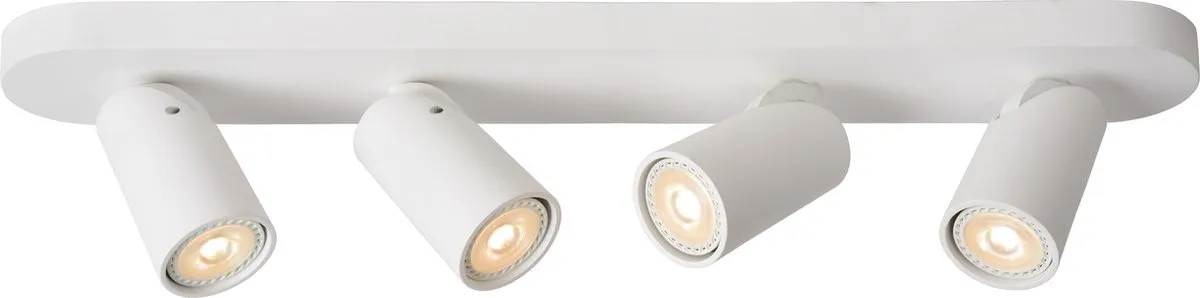 Lucide XYRUS Plafondspot - 4x5W LED Dim to Warm GU10 - Wit