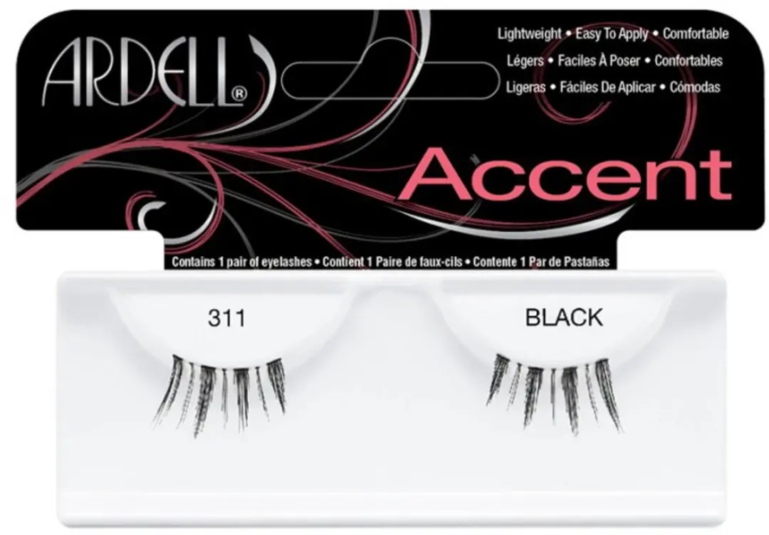Ardell Accent Lashes 311 Natuurlijke Halve Nepwimpers - Zwart