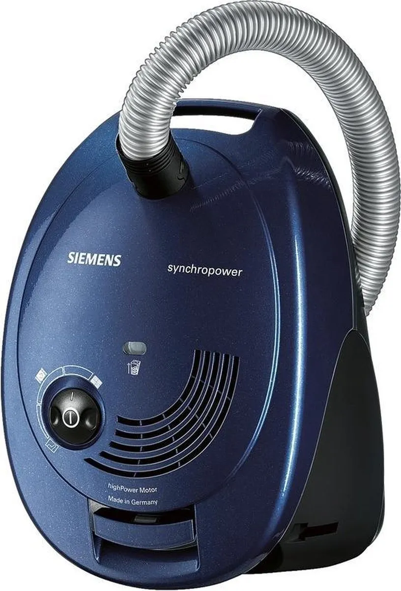 Siemens VS06A111 SynchroPower Stofzuiger - 600W - 4L - Blauw
