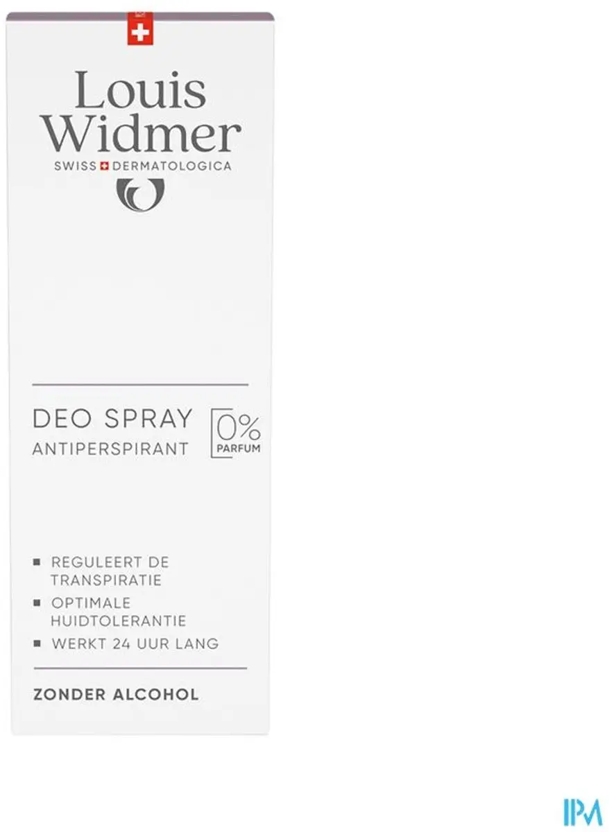 Louis Widmer Deodorantspray 24u Zonder Parfum 75ml