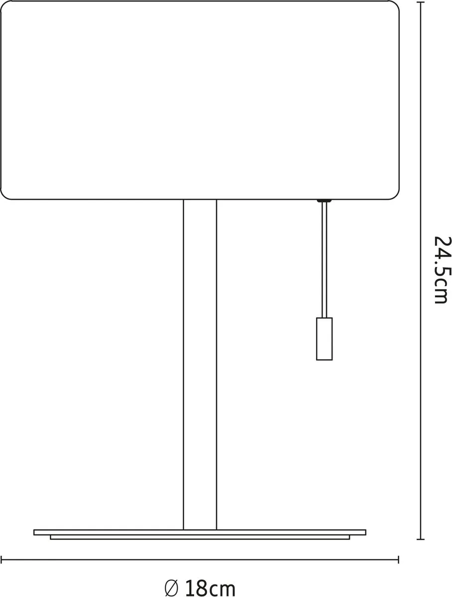 Calex Cascia Oplaadbare Tafellamp - RGBW - 18cm - Zwart - afbeelding 6 van 6