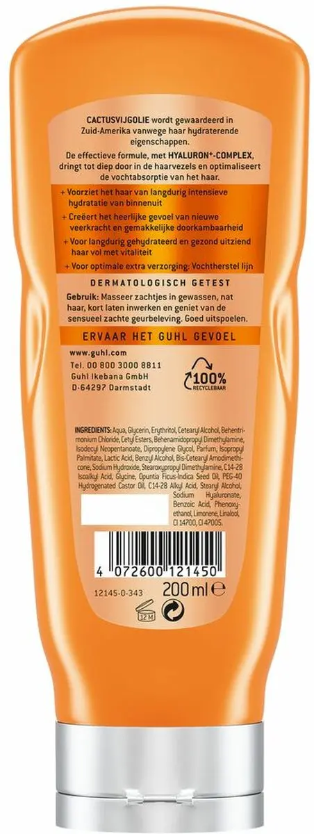 Guhl Vocht & Glans Conditioner 200ml - 4 Stuks
