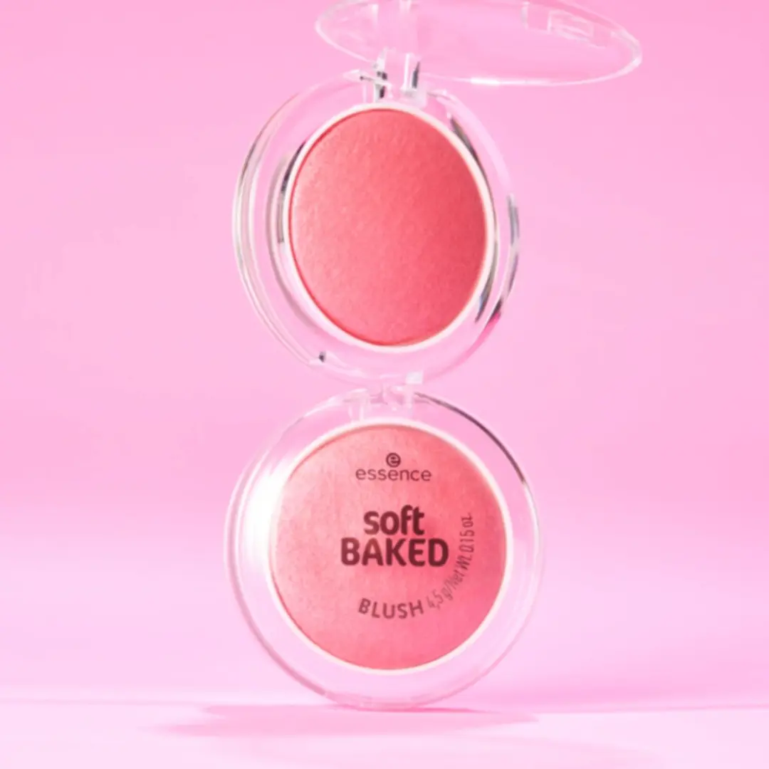 Essence Soft Baked Blush 40 Think Pink - 4,5g Roze