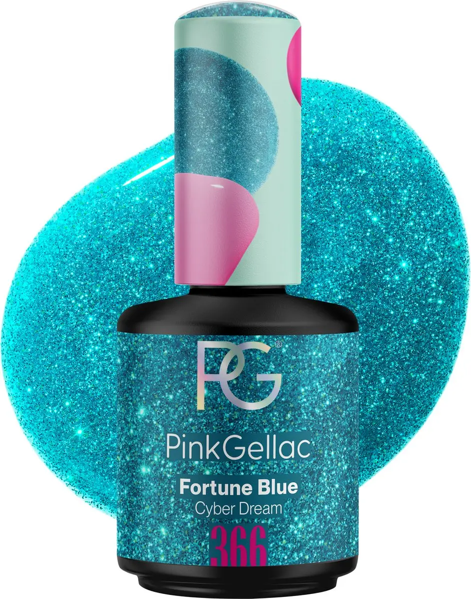 Pink Gellac Fortune Blue 366 Gellak 15ml