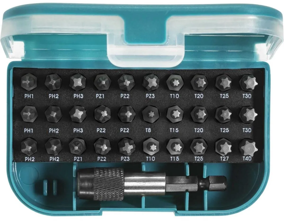 Makita Bitset 31-delig - Hout
