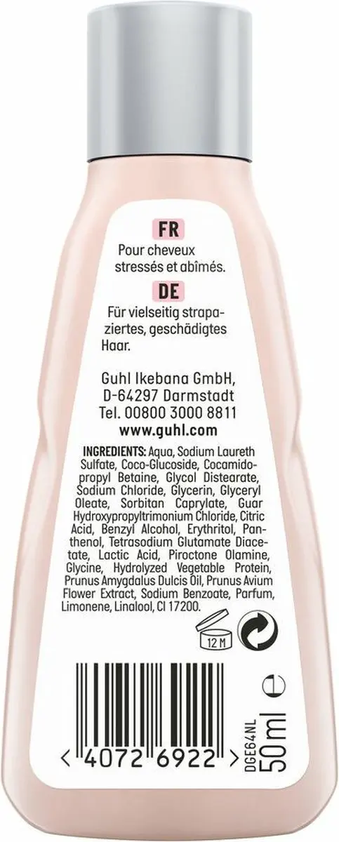 Guhl Shampoo Mini Rijke Voeding 50ml