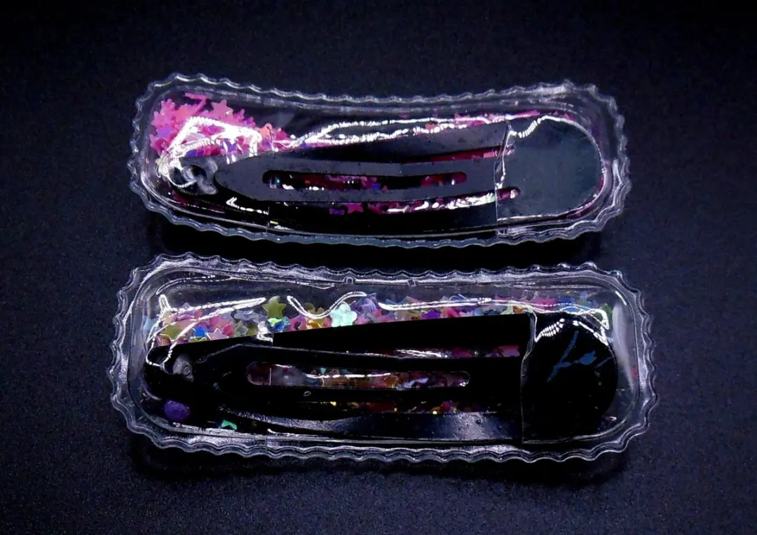 Hairmode Klik-Klak Haarspeldjes Confetti - 2 Stuks - Multi