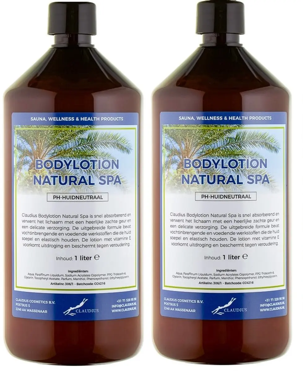 Splashbox Cosmetics Bodylotion Natural Spa 2 Liter