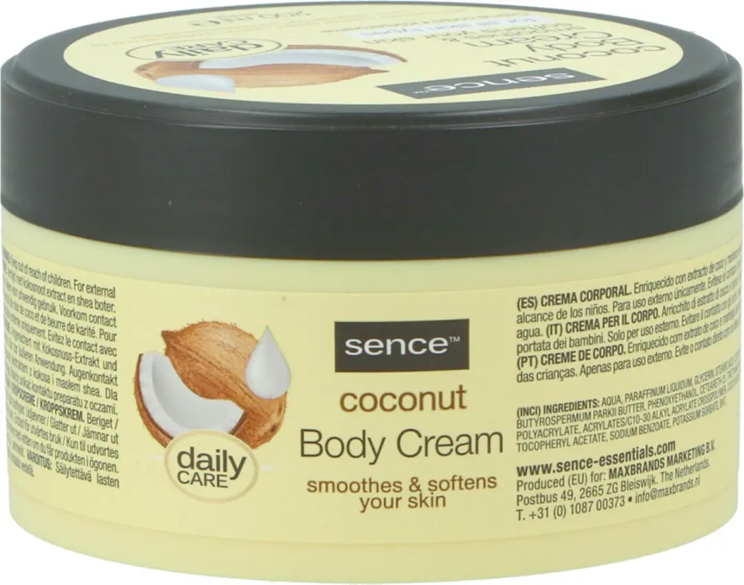 Sence Coconut Body Cream 200ml - 12 Stuks