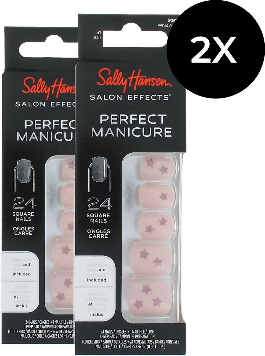 Sally Hansen Perfect Manicure 24 Square Nails What A Star!