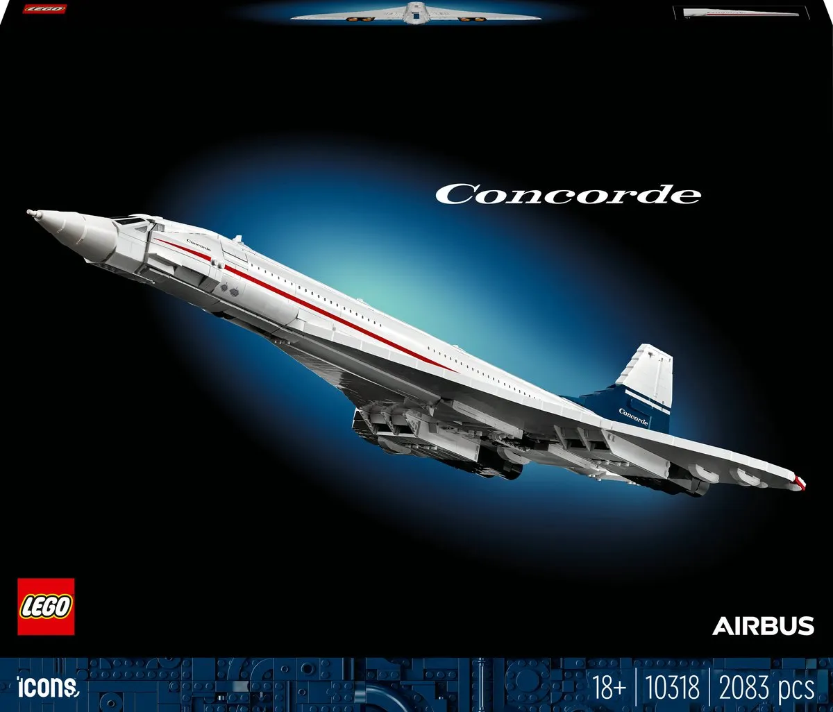 LEGO Icons Concorde 10318 - 2083 Stukken - Meerkleurig