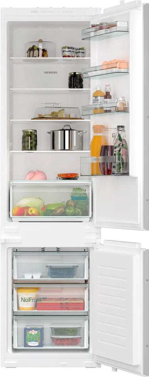 Siemens iQ100 KI96NNSE0 Koel-vriescombinatie 290L