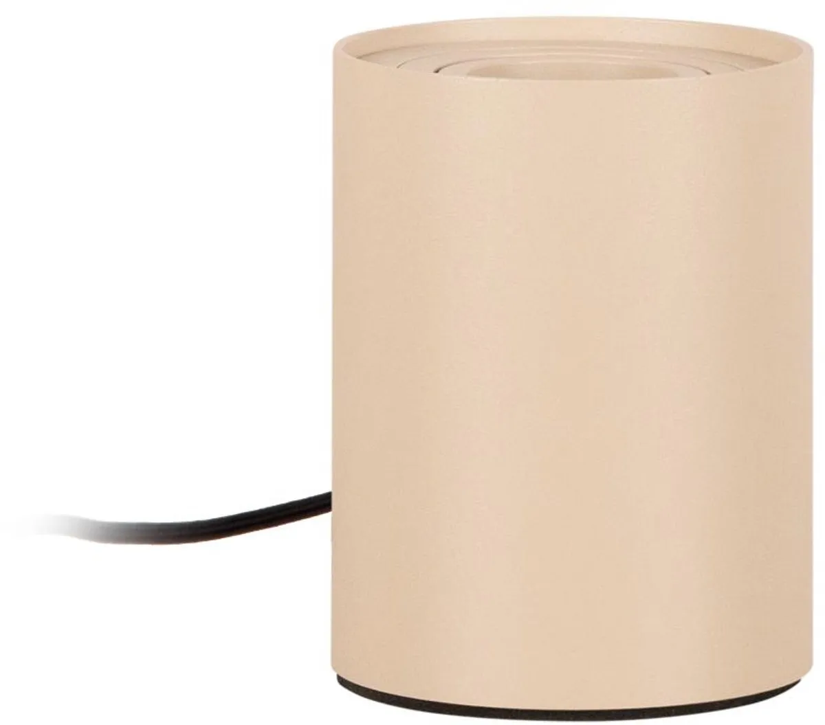 Lucide Tube Tafellamp Ø9,6cm LED 3 StepDim GU10 5W 2700K - Taupe