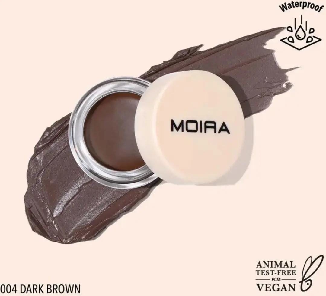 Moira EyeBrow Pomade 004 Dark Brown - Wenkbrauwgel 5ml