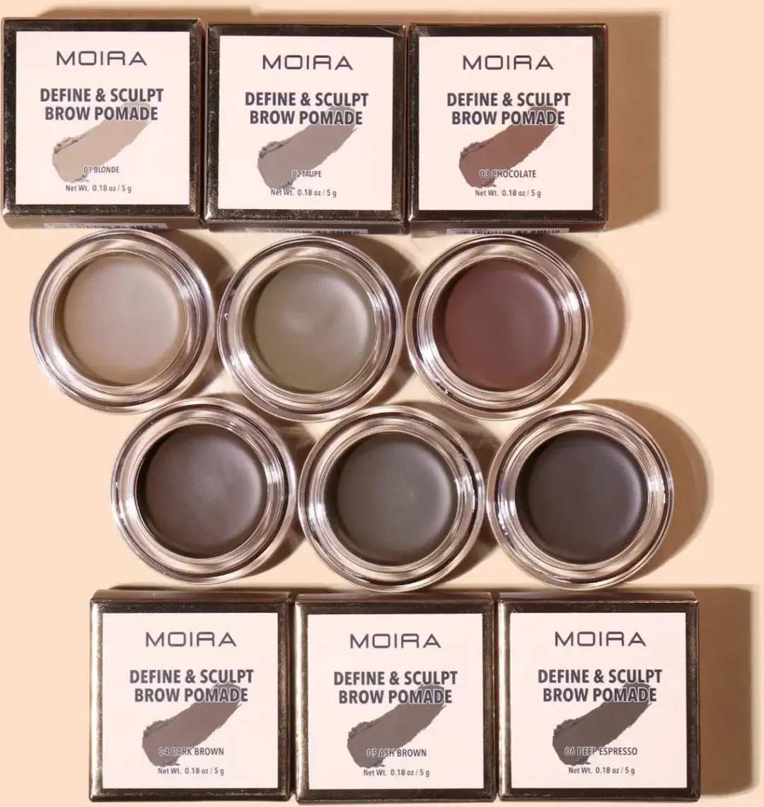 Moira EyeBrow Pomade 004 Dark Brown - Wenkbrauwgel 5ml