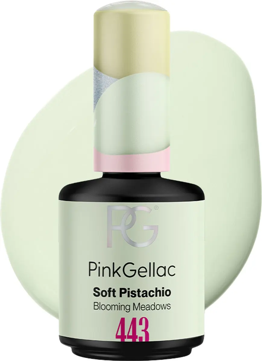 Pink Gellac Soft Pistachio 443 Gellak 15ml