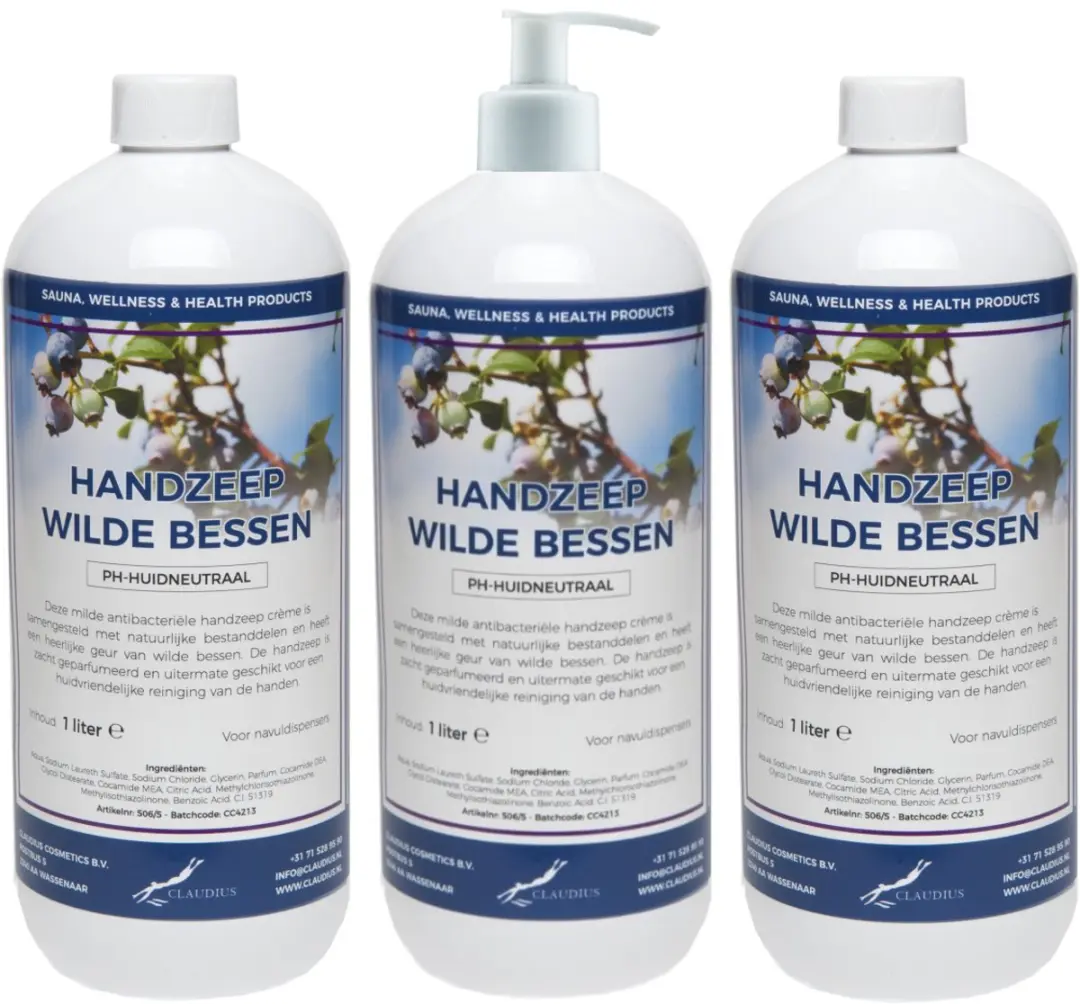 Splashbox Cosmetics Wilde Bessen Handzeep 1L