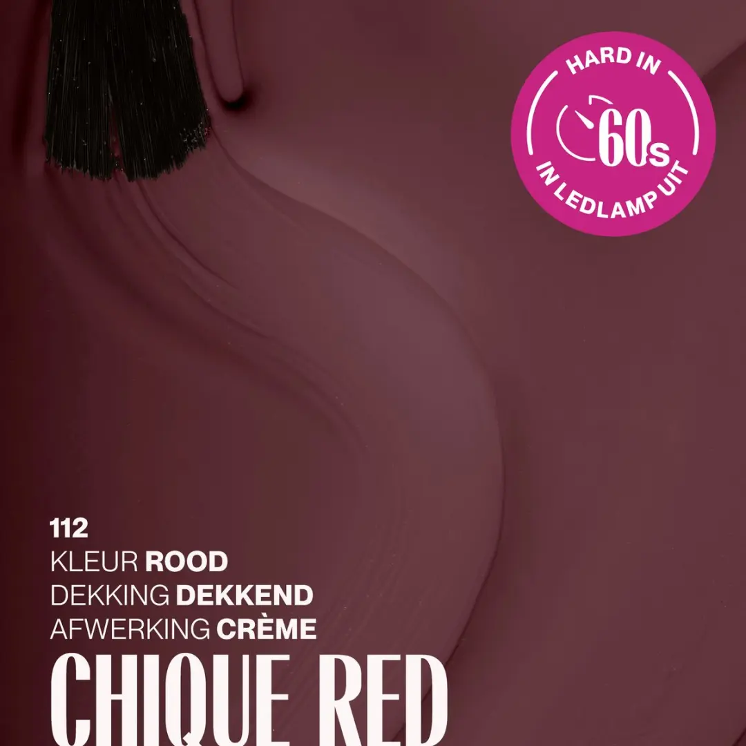 Pink Gellac Chique Red 112 Gellak - 15ml