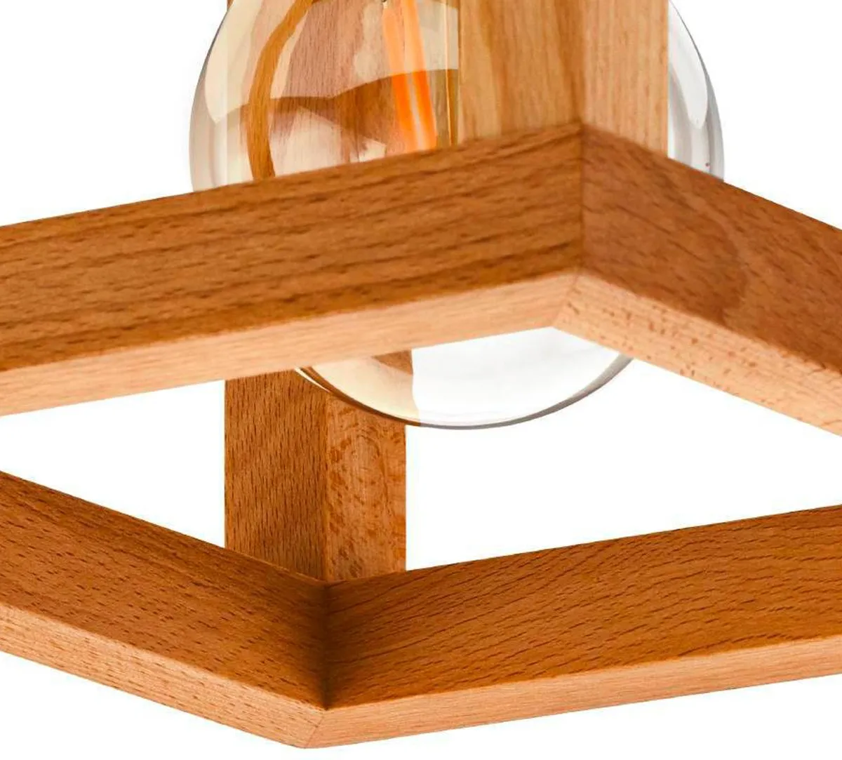 Eglo Blackcrown 1 Plafondlamp E27 - 20cm - Zwart/Bruin