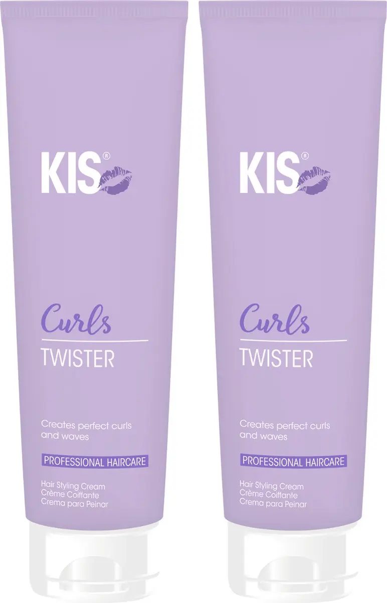 KIS Curls Twister Hair Styling Cream Duo Set 2x150ml