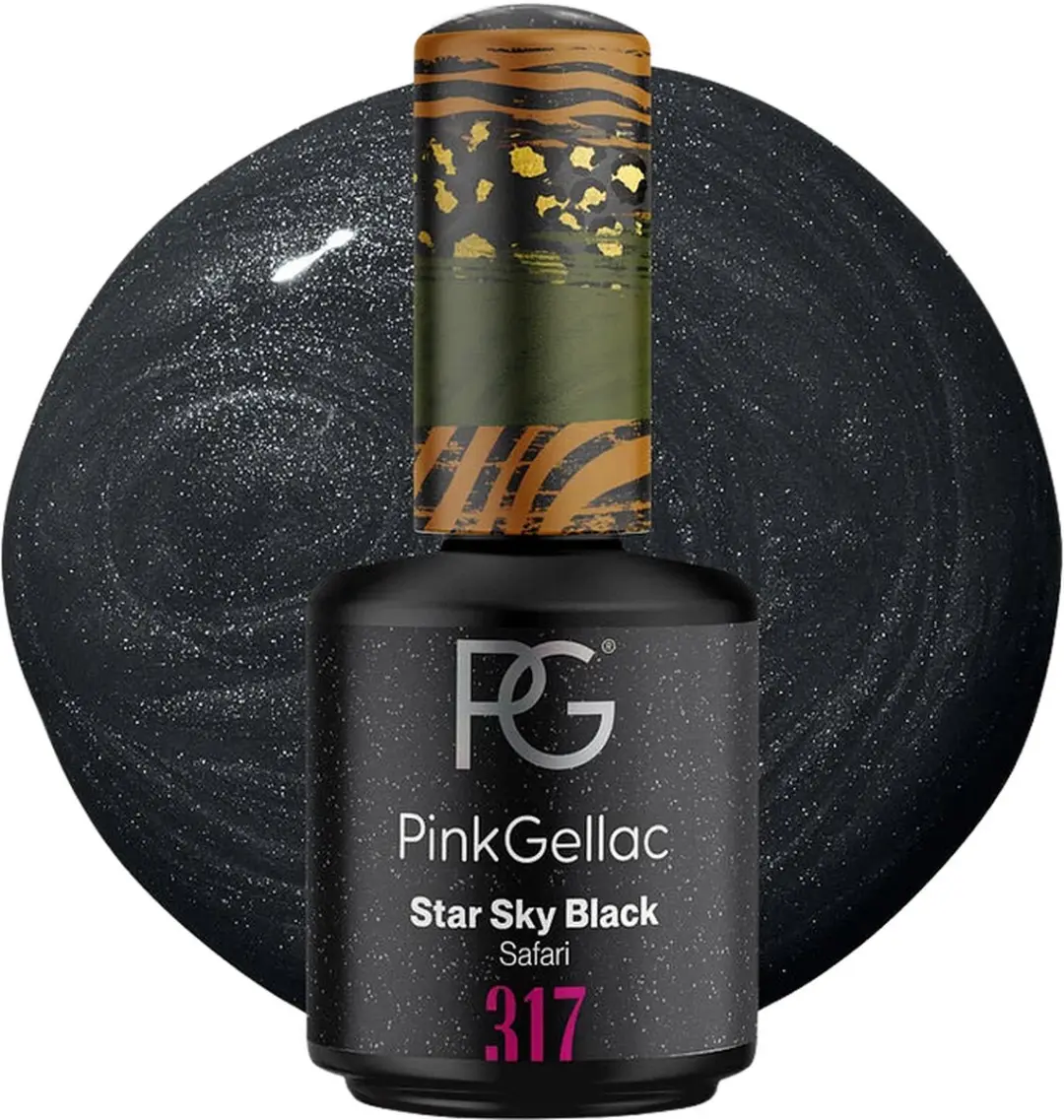 Pink Gellac Star Sky Black 317 Gellak