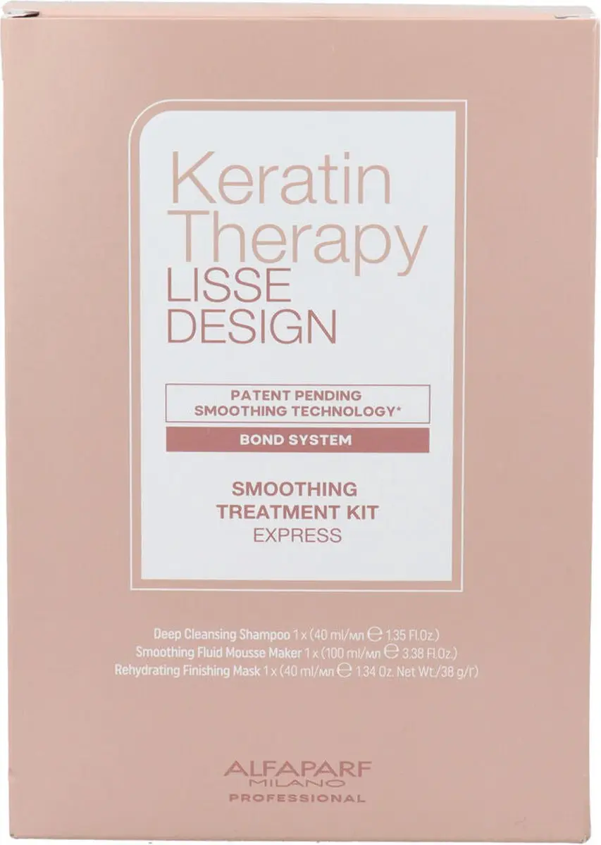 ALFAPARF Lisse Design Beauty Kit - 100ml Keratine + 2x40ml
