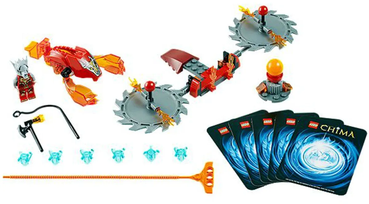 LEGO Chima Schroeiende Zwaarden 70149 - 77 Stukken