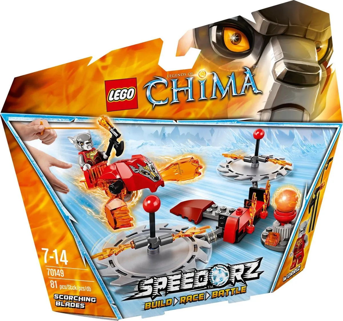 LEGO Chima Schroeiende Zwaarden 70149