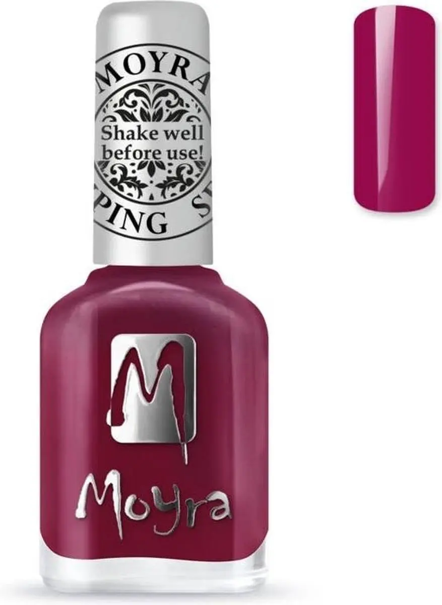 Moyra Stamping Nagellak AMARANTH RED 12ml