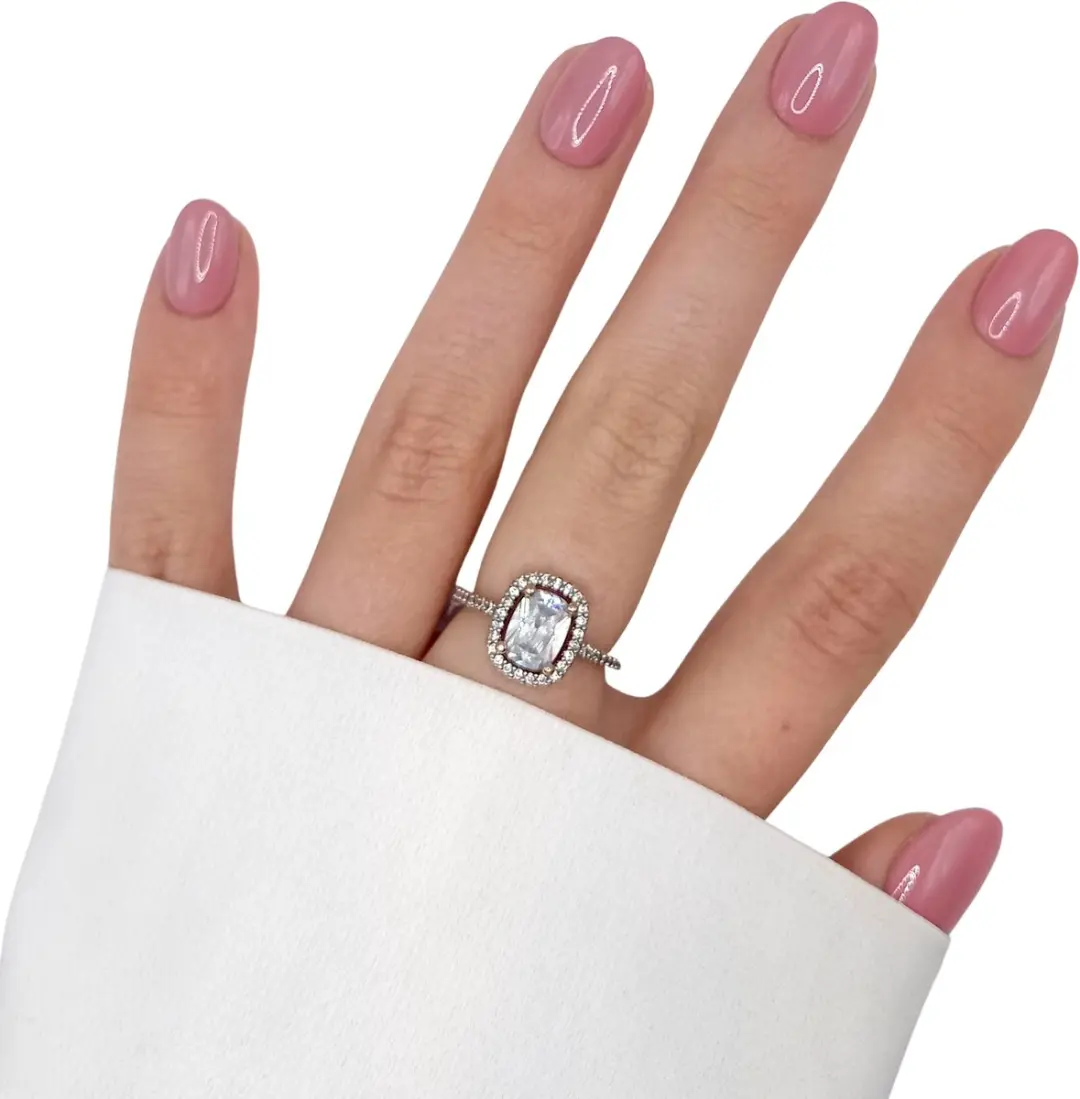 SD Press on Nails B-46 Plaknagels - Nude XS Almond - 20 Stuks