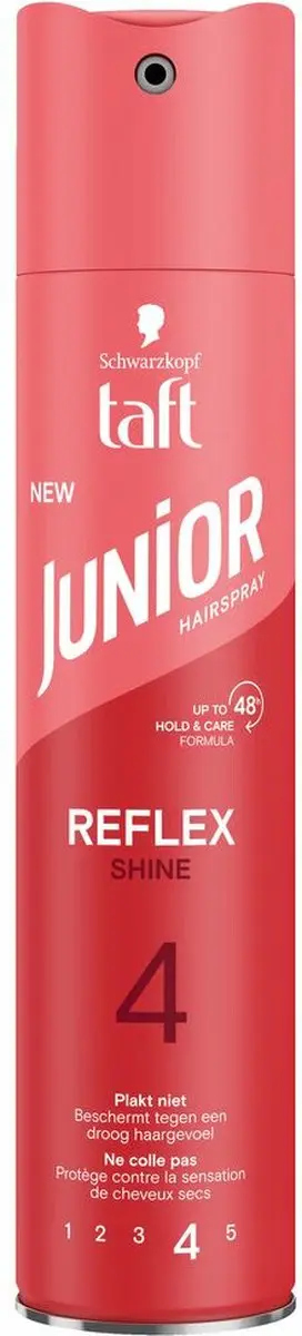 Taft Junior Hairspray Ultra Reflex Shine 250ml