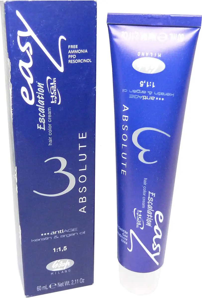 Lisap Easy Escalation Absolute Haarkleurcrème 60ml - 88/07 Almond