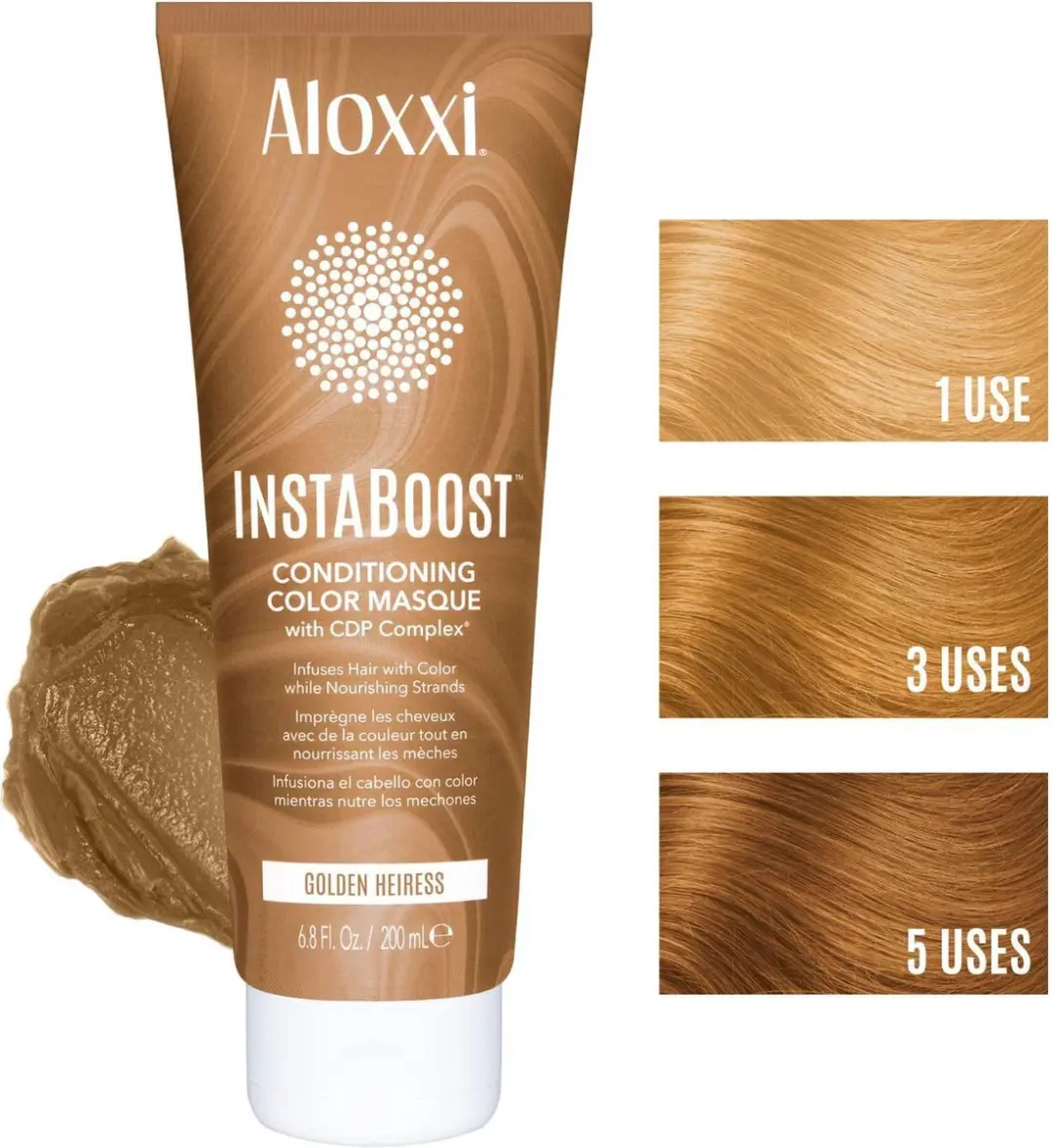 Aloxxi Instaboost Conditioning Color Masque Golden Heiress - 200ml