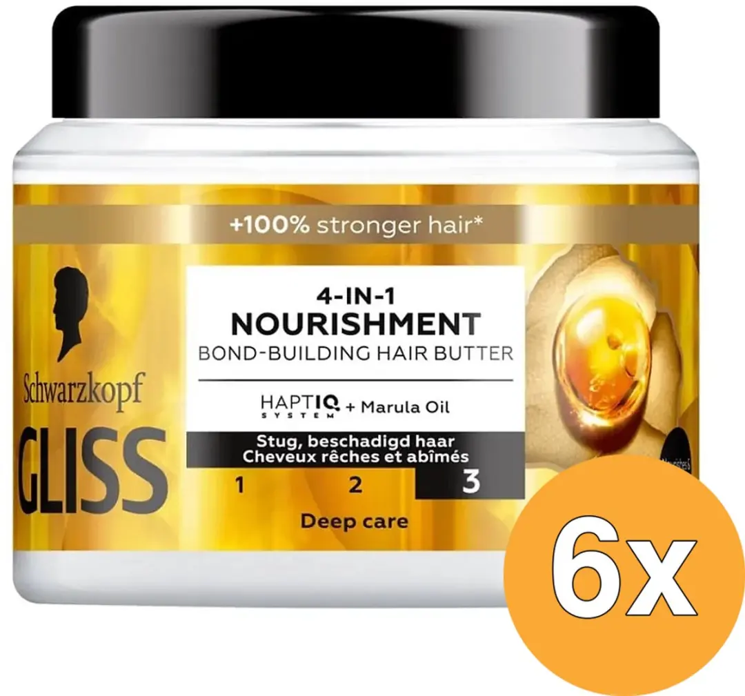 Gliss Oil Nutritive Haarmasker 6x400ml