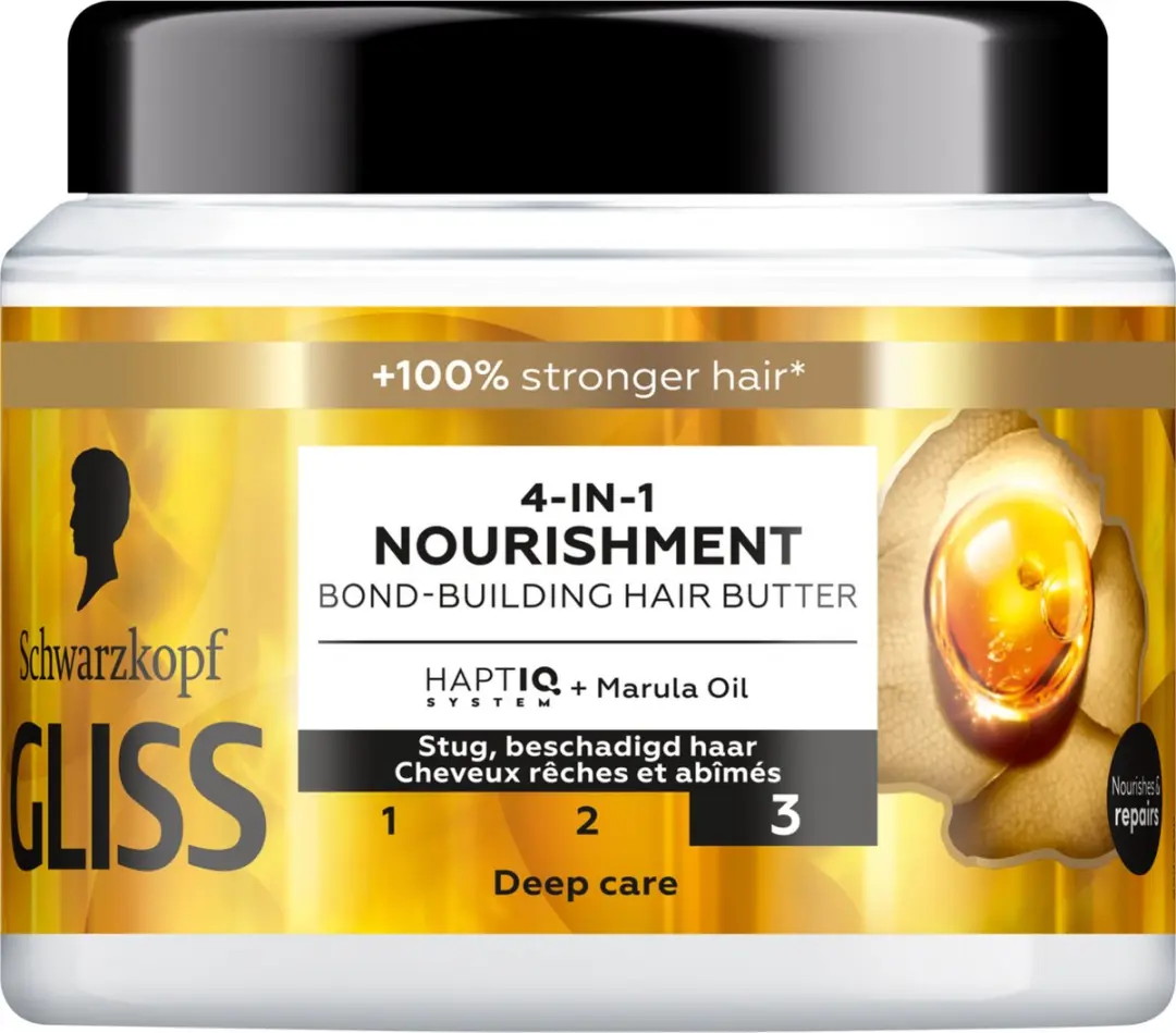 Gliss Oil Nutritive Haarmasker 6x400ml - Droog/Beschadigd Haar