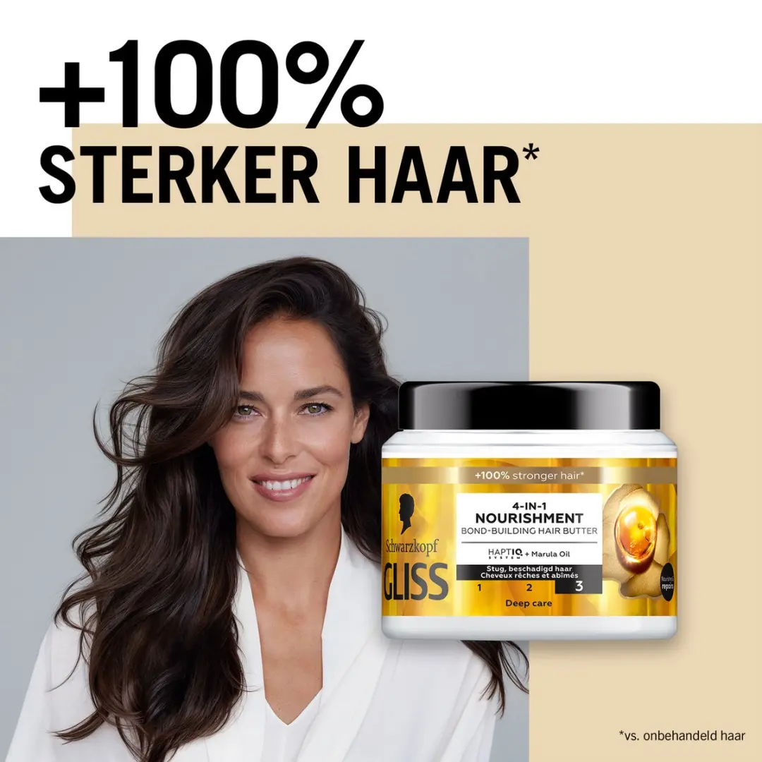 Gliss Oil Nutritive Haarmasker 6x400ml - Droog/Beschadigd Haar
