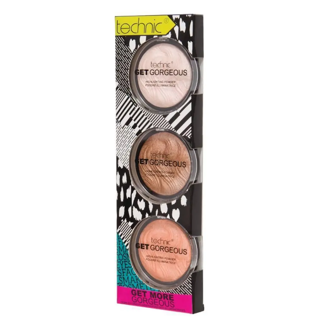 Technic Get Gorgeous Highlighting Powders - 18g Multi