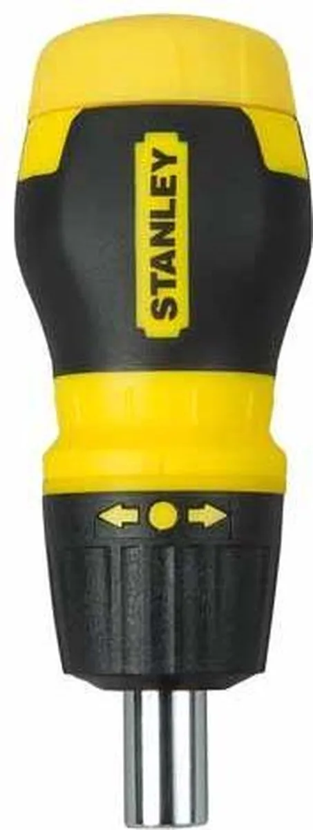 Stanley Multibit Stubby Schroevendraaier met ratel - 1 Stuk